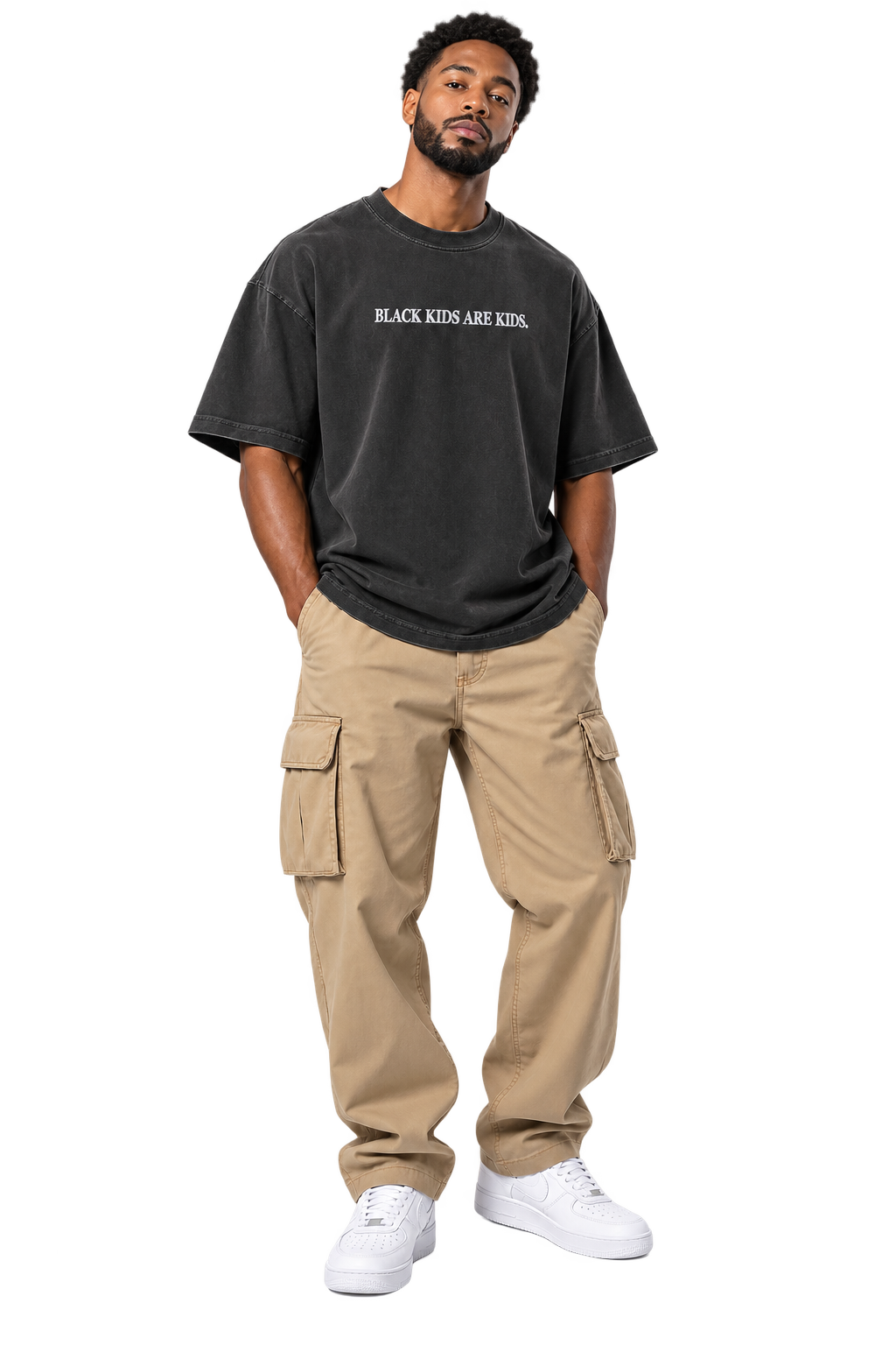 BLACK KIDS ARE KIDS. EMBROIDERED TEE